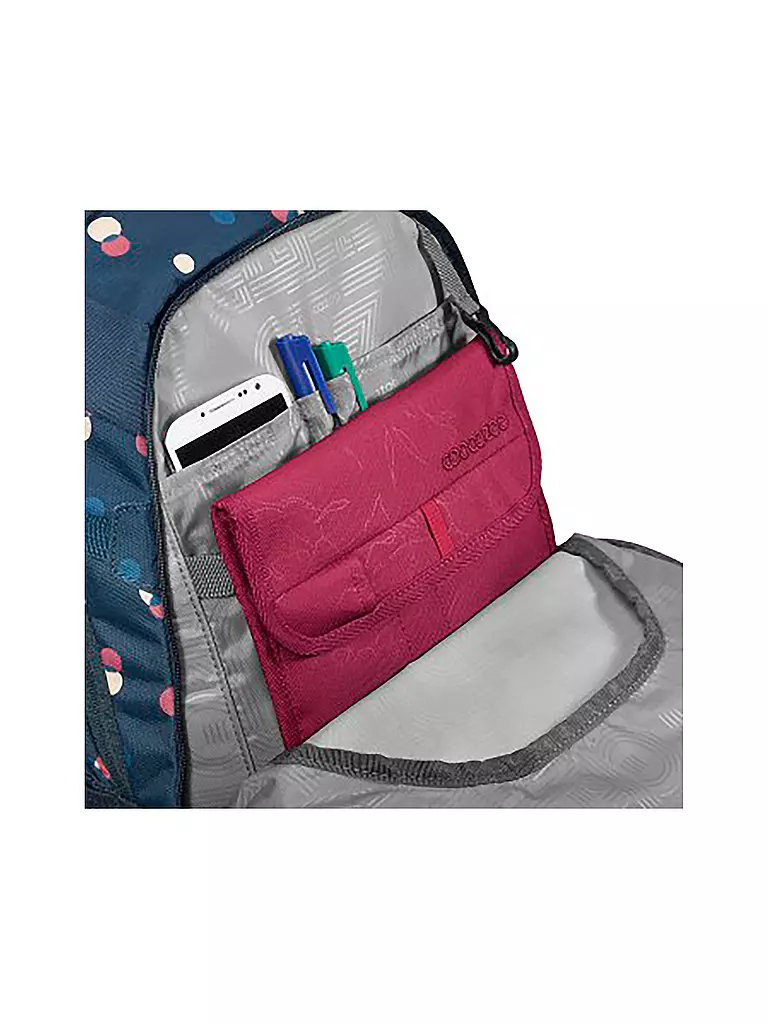 COOCAZOO | Schulrucksack MATE Bubble Dreams | Bleu foncé