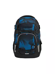 COOCAZOO | Sac à dos scolaire MATE Lime Stripe | Bleu foncé