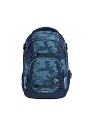 COOCAZOO | Sac à dos scolaire MATE Lime Stripe | Bleu foncé