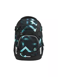 COOCAZOO | Sac à dos scolaire MATE Lime Stripe | Noir