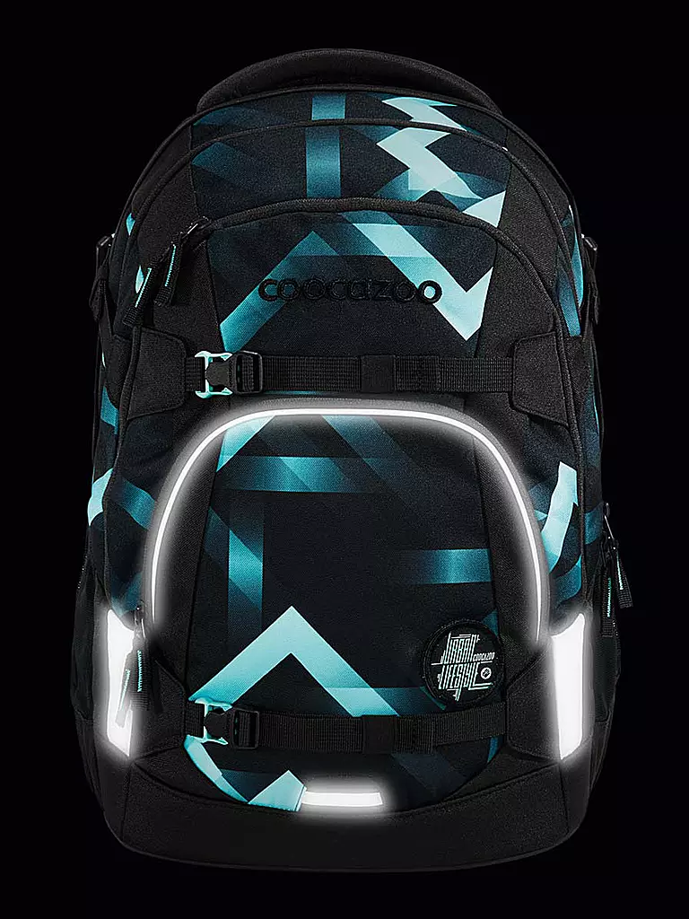 COOCAZOO | Schulrucksack MATE LASER LIGHTS | Noir