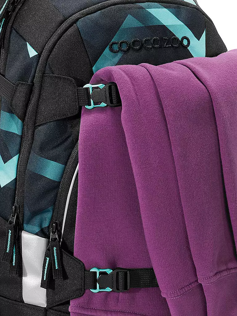 COOCAZOO | Schulrucksack MATE LASER LIGHTS | Noir