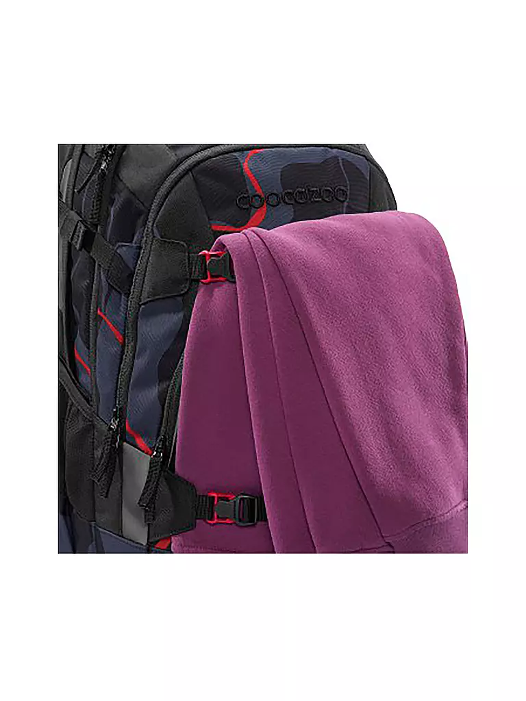 COOCAZOO | Schulrucksack MATE Lava Lines | Noir