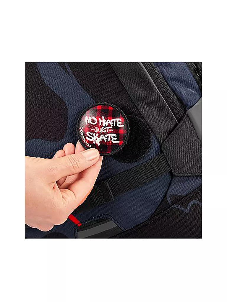 COOCAZOO | Schulrucksack MATE Lava Lines | Noir