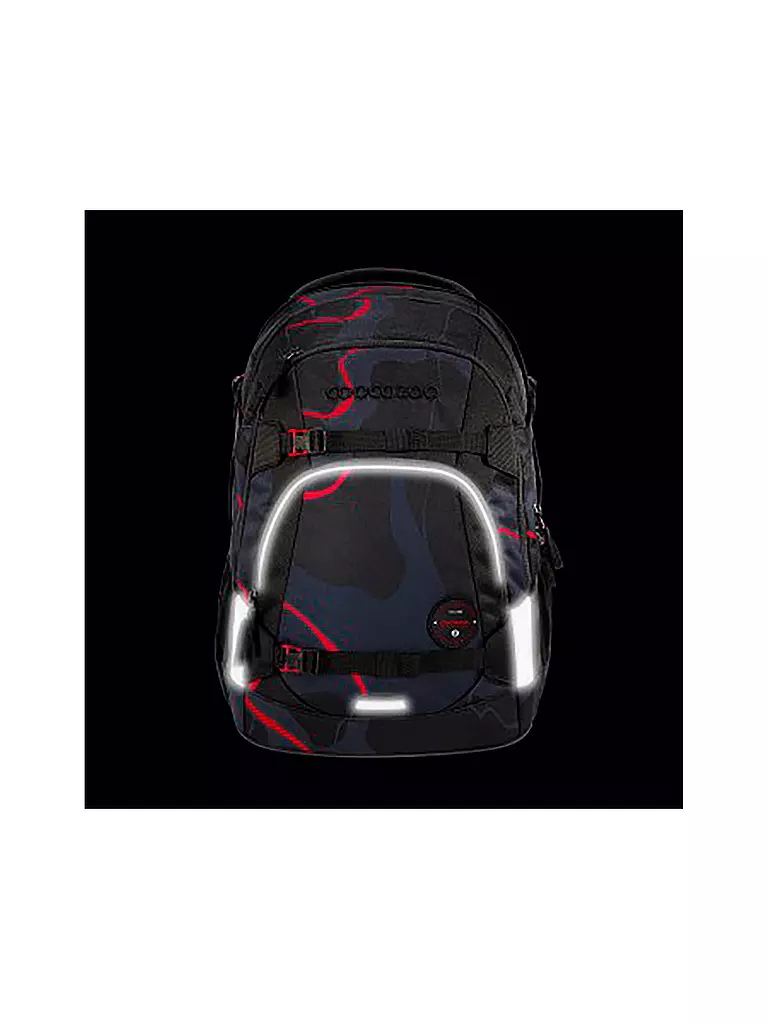 COOCAZOO | Schulrucksack MATE Lava Lines | Noir