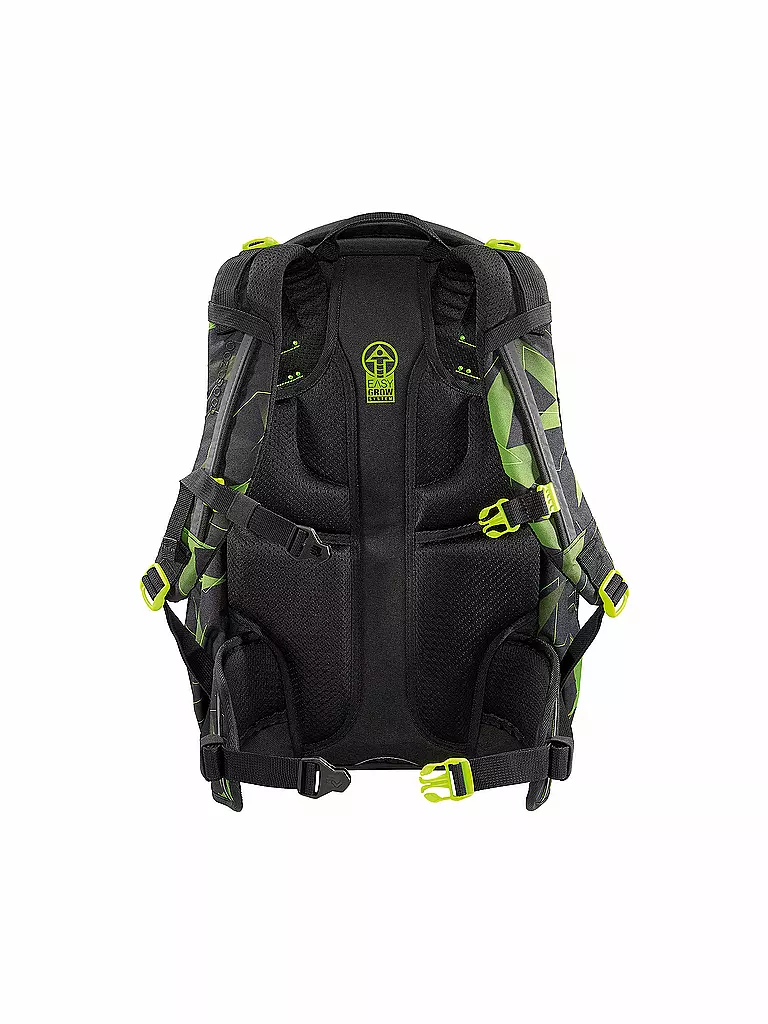 COOCAZOO | Schulrucksack MATE Lime Flash | Noir