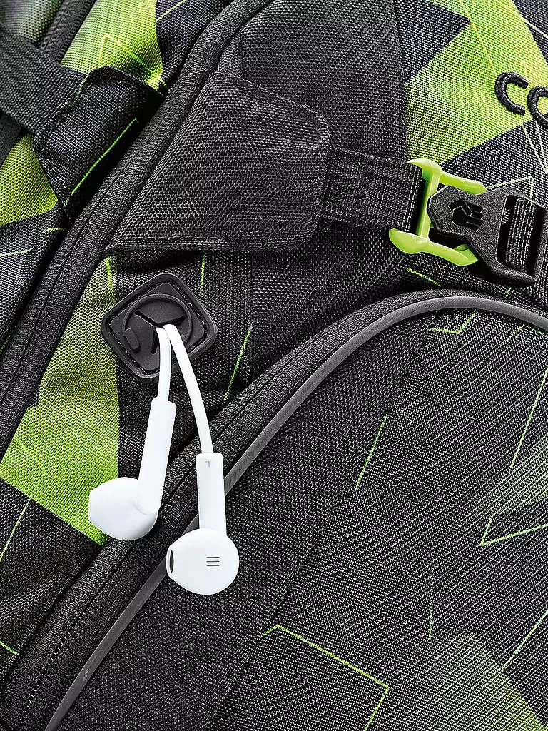 COOCAZOO | Schulrucksack MATE Lime Flash | Noir