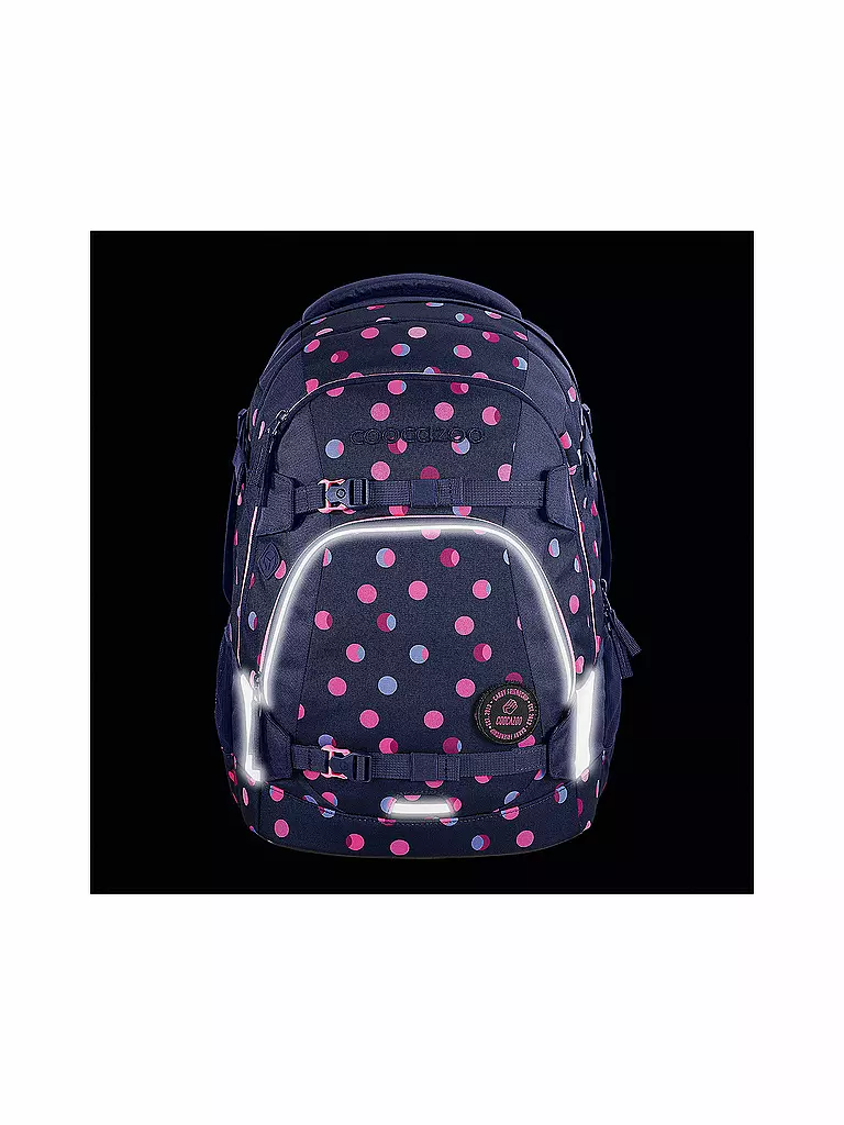 COOCAZOO | Schulrucksack MATE Reflective Moons | Bleu foncé