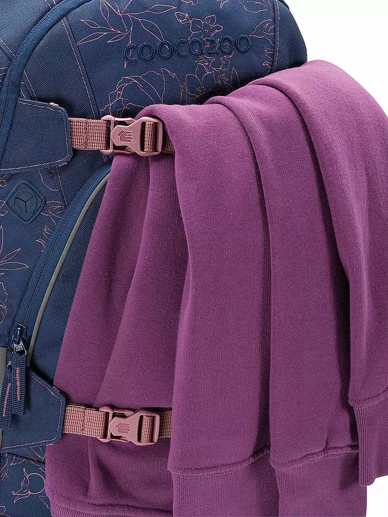 COOCAZOO | Schulrucksack MATE Sweet Rose | Bleu foncé