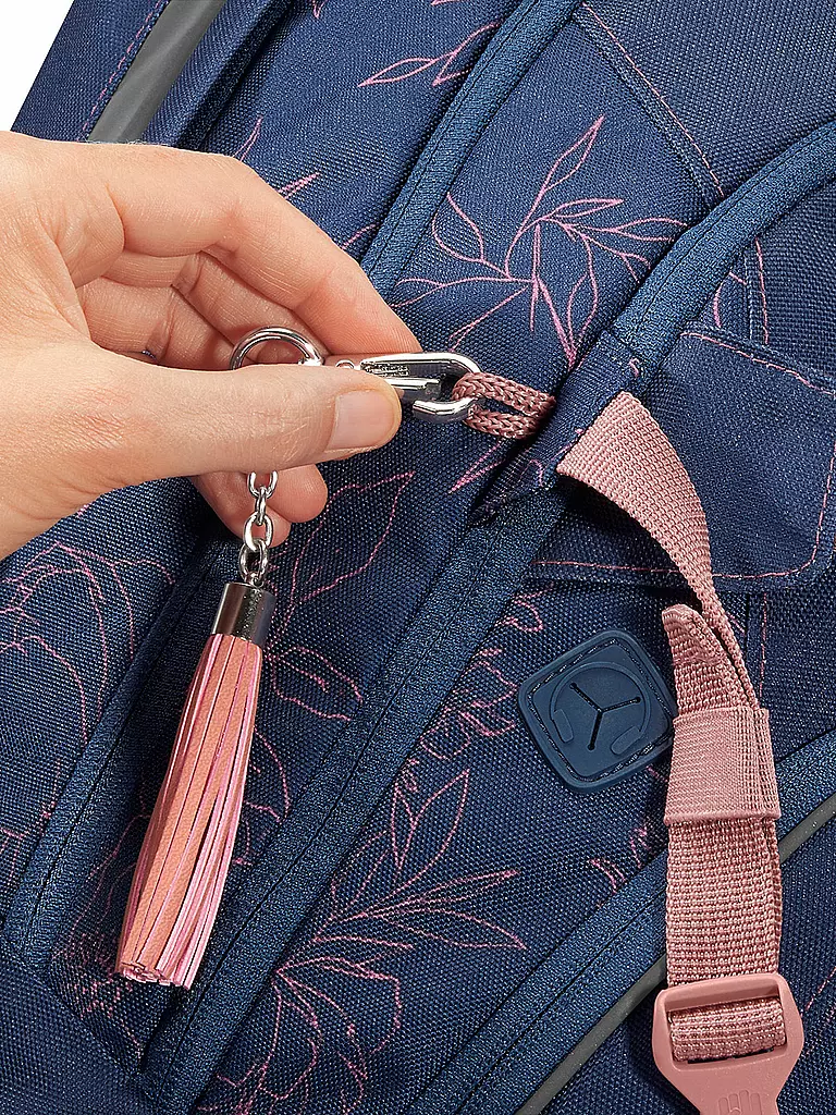 COOCAZOO | Schulrucksack MATE Sweet Rose | Bleu foncé