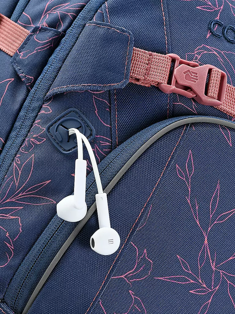 COOCAZOO | Schulrucksack MATE Sweet Rose | Bleu foncé