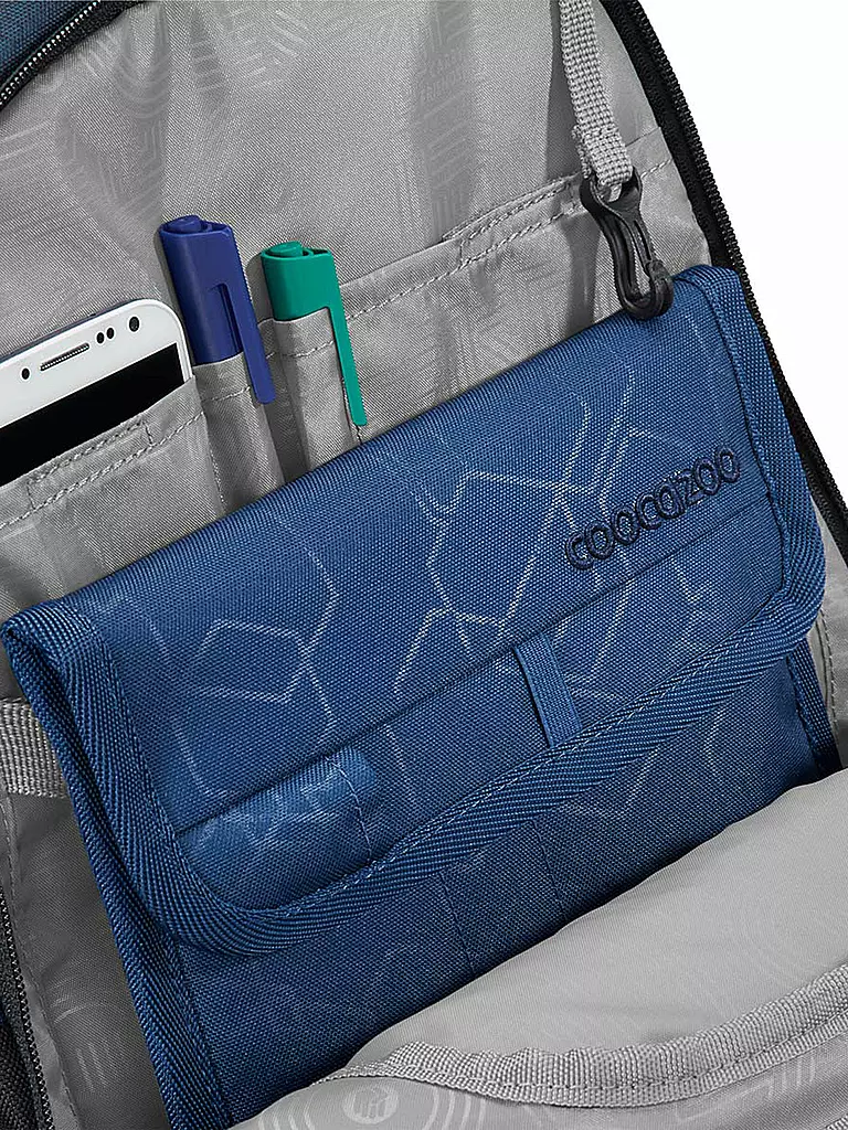 COOCAZOO | Schulrucksack PORTER ELECTRIC ICE | Bleu foncé