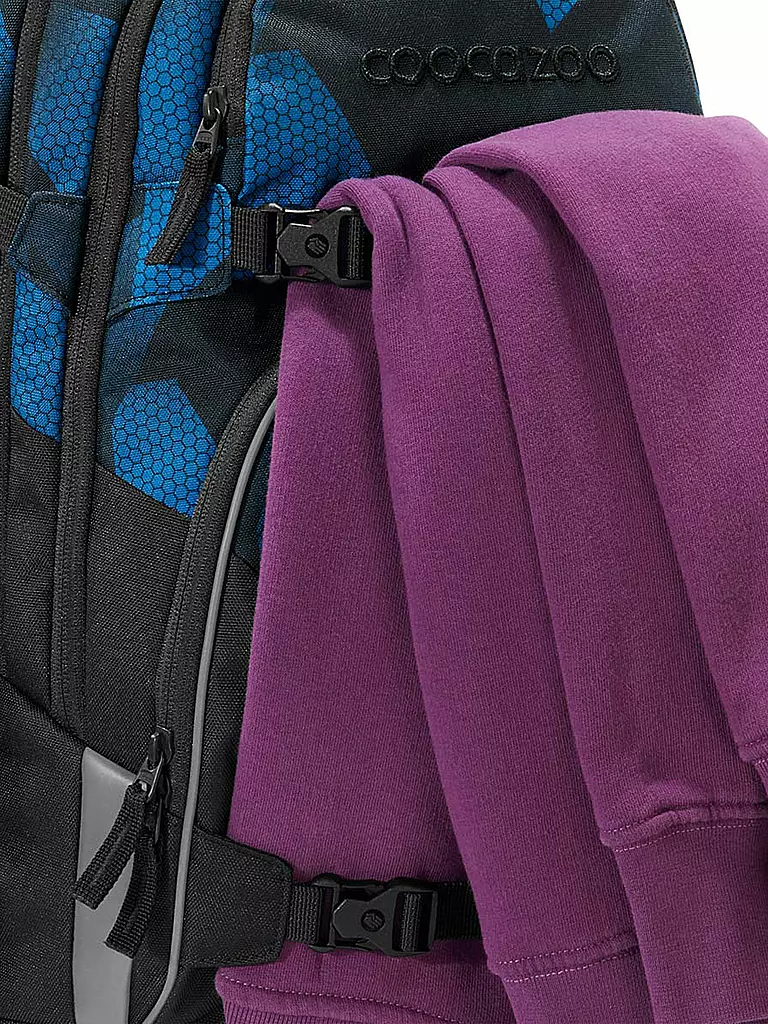 COOCAZOO | Schulrucksack PORTER ELECTRIC ICE | Bleu foncé