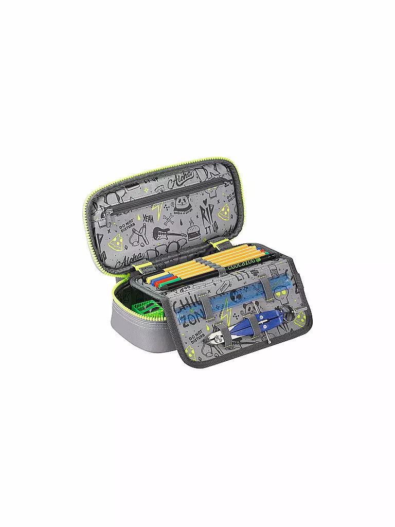 COOCAZOO | Trousse "Pencil Denzel - Mesh Flash" Vert néon | grün