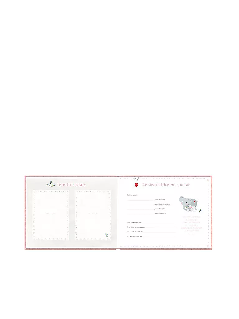 COPPENRATH VERLAG | Album de bébé - Bienvenue (Rose) | Aucune couleur