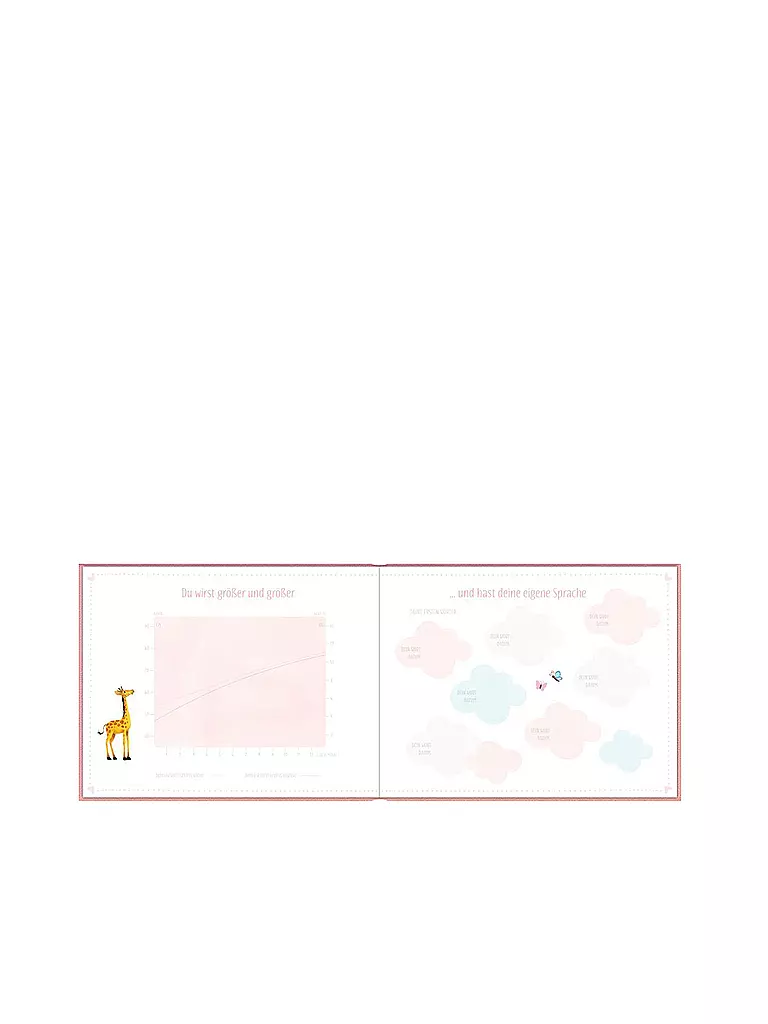 COPPENRATH VERLAG | Album de bébé - Bienvenue (Rose) | Aucune couleur