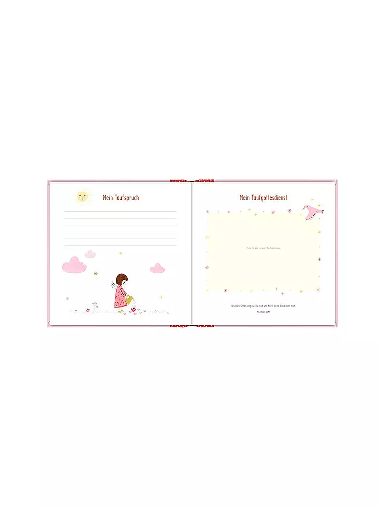 COPPENRATH VERLAG | Eintragalbum - Meine Taufe apricot | Rose
