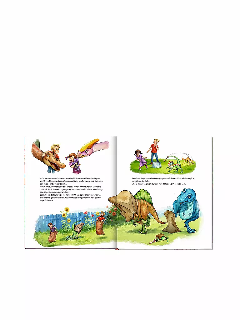 COPPENRATH VERLAG | Livre - Des dinosaures à l'anniversaire de grand-maman, Dominik Hochwald, Jörg Ihle | Aucune couleur