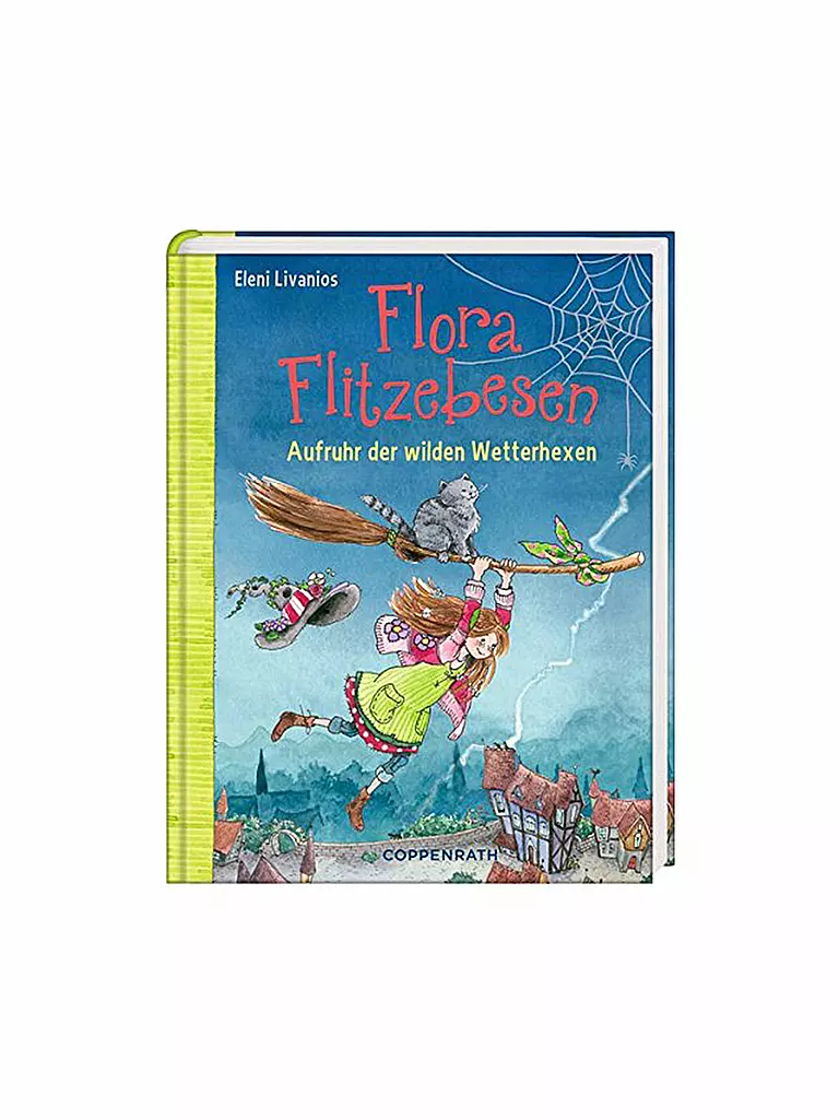 COPPENRATH VERLAG | Livre - Flora Flitzebesen - La révolte des sorcières du climat sauvage (édition reliée) Volume 2 | Aucune couleur