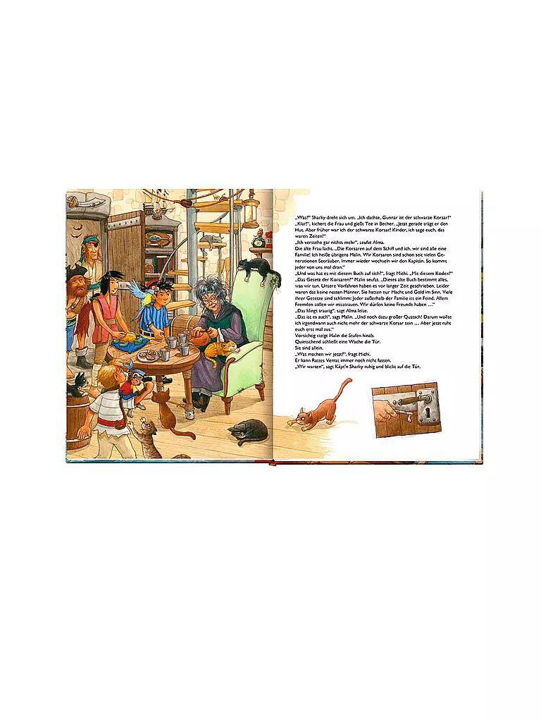 COPPENRATH VERLAG | Livre - Käpt'n Sharky - Der schwarze Korsar Käpt'n Sharky - Der schwarze Korsar | Aucune couleur