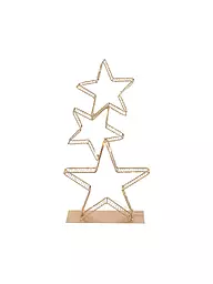COUNTRYFIELD | Étoile de Noël LED 23x8x45cm 3x Gena Small Gold | Or
