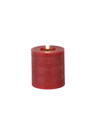 COUNTRYFIELD | Bougie pilier rustique LED Lyon S Rouge