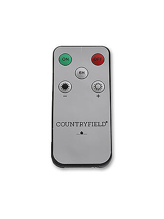COUNTRYFIELD | Bougie LED lot de 2 Rustique 24x2,2cm Vert foncé