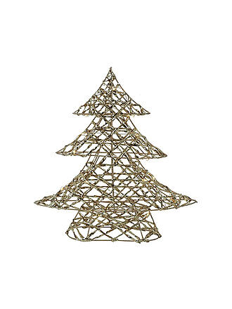COUNTRYFIELD | Figurine décorative - Sapin de Noël LED DAMI Small 30cm doré