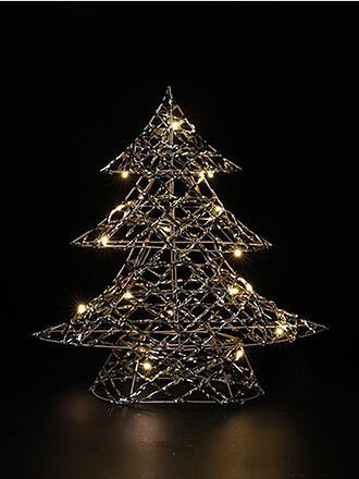 COUNTRYFIELD | Figurine décorative - Sapin de Noël LED DAMI Small 30cm doré