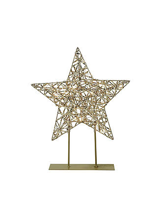 COUNTRYFIELD | Figurine décorative - Étoile LED avec pied Small 30cm DANY or