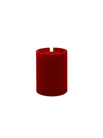 COUNTRYFIELD | Bougie LED VELVET Medium 7,5x10cm Rouge