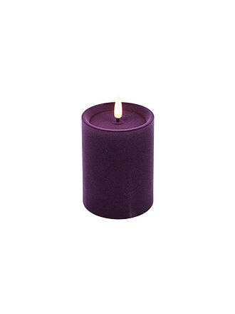 COUNTRYFIELD | Bougie LED VELVET Medium 7,5x10cm Pourpre