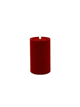 COUNTRYFIELD | Bougie LED VELVET Grande 7,5x12,5cm Rouge