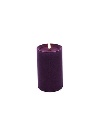 COUNTRYFIELD | Bougie LED VELVET Grande 7,5x12,5cm Pourpre