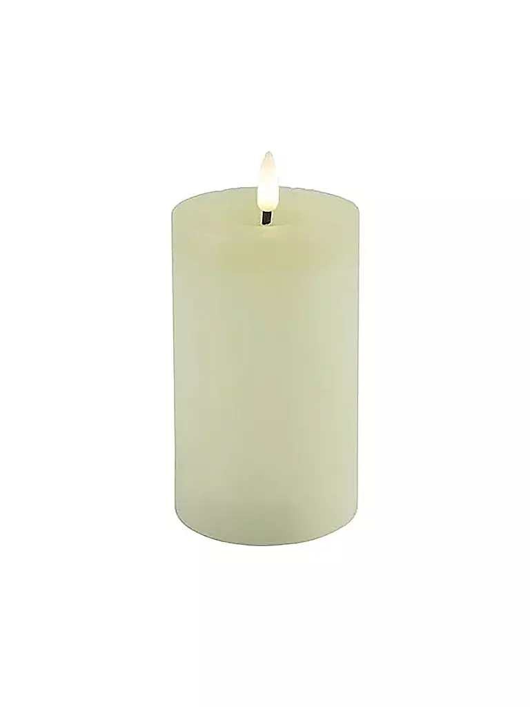 COUNTRYFIELD | Bougie pilier rustique LED Lyon M crème | creme