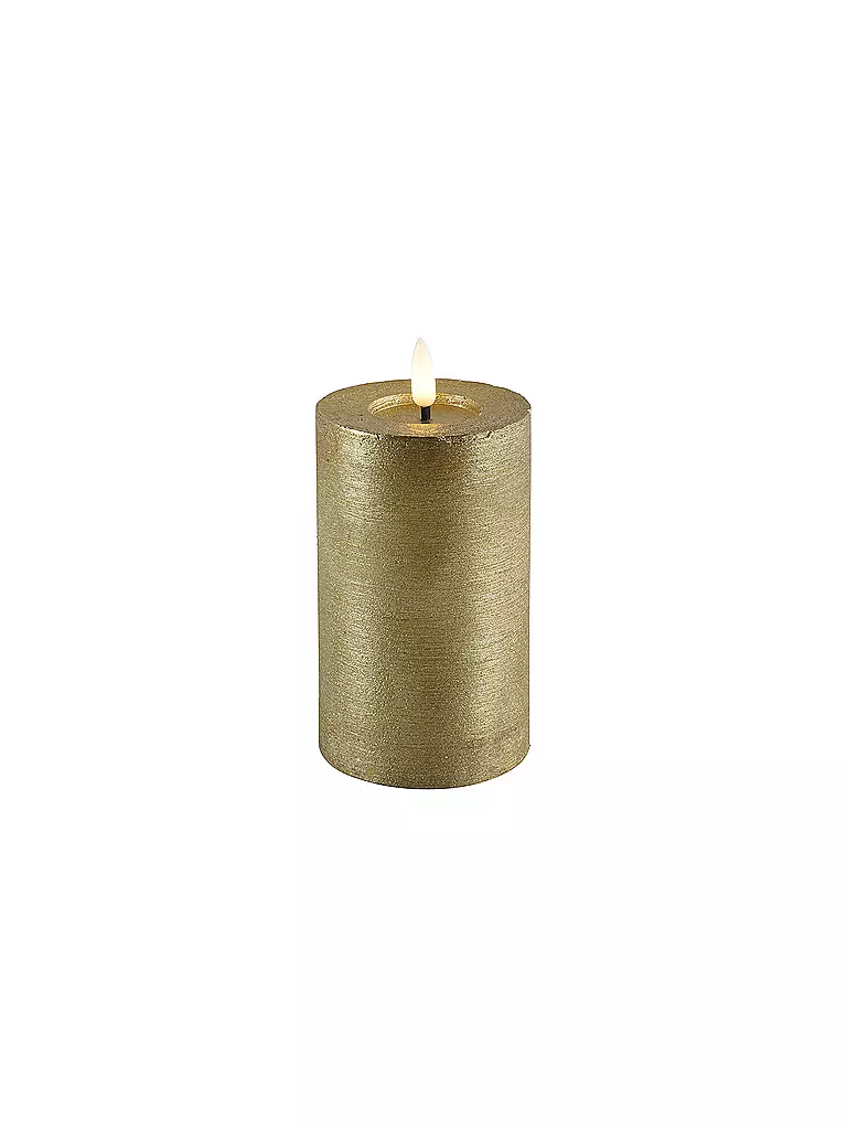 COUNTRYFIELD | Bougie pilier rustique LED Lyon M Or | gold