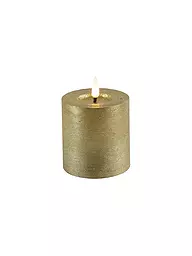 COUNTRYFIELD | Bougie pilier rustique LED Lyon S or | Or