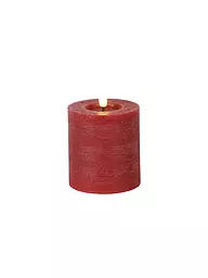 COUNTRYFIELD | Bougie pilier rustique LED Lyon S Rouge | Rouge foncé