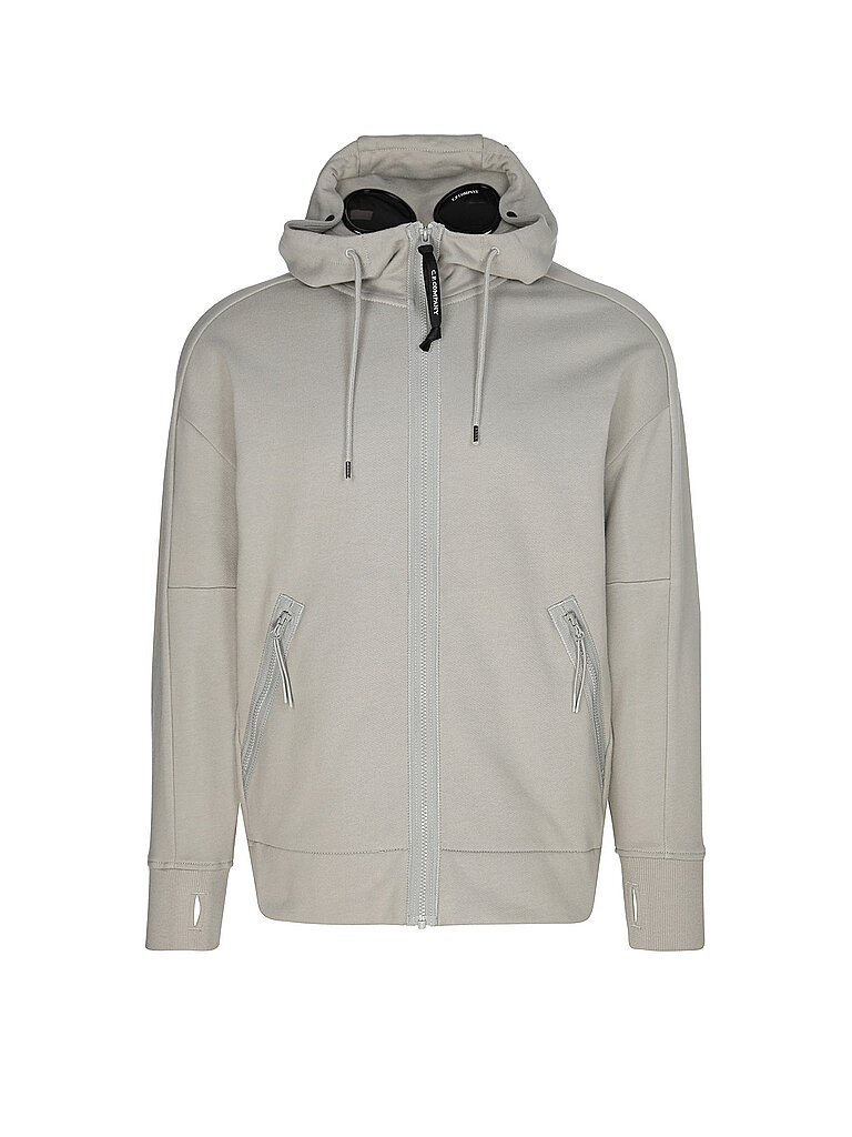 Sweat-shirt zippé beige S