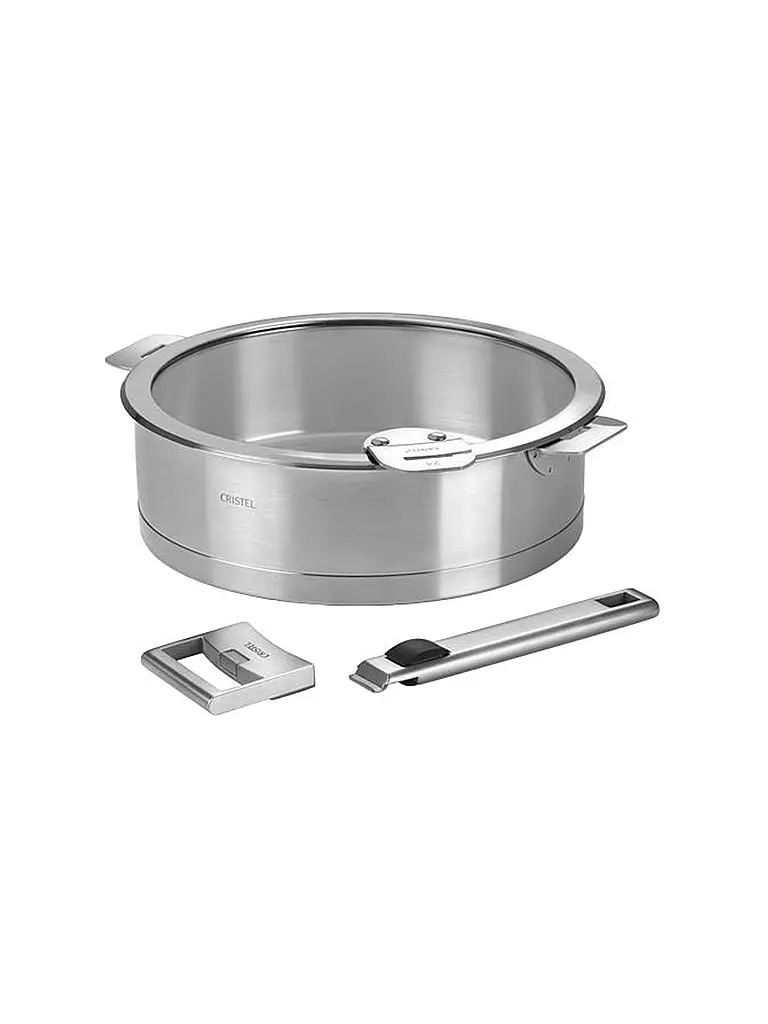 CRISTEL FRANCE | Couvercle 16cm STRATE Verre | Transparent
