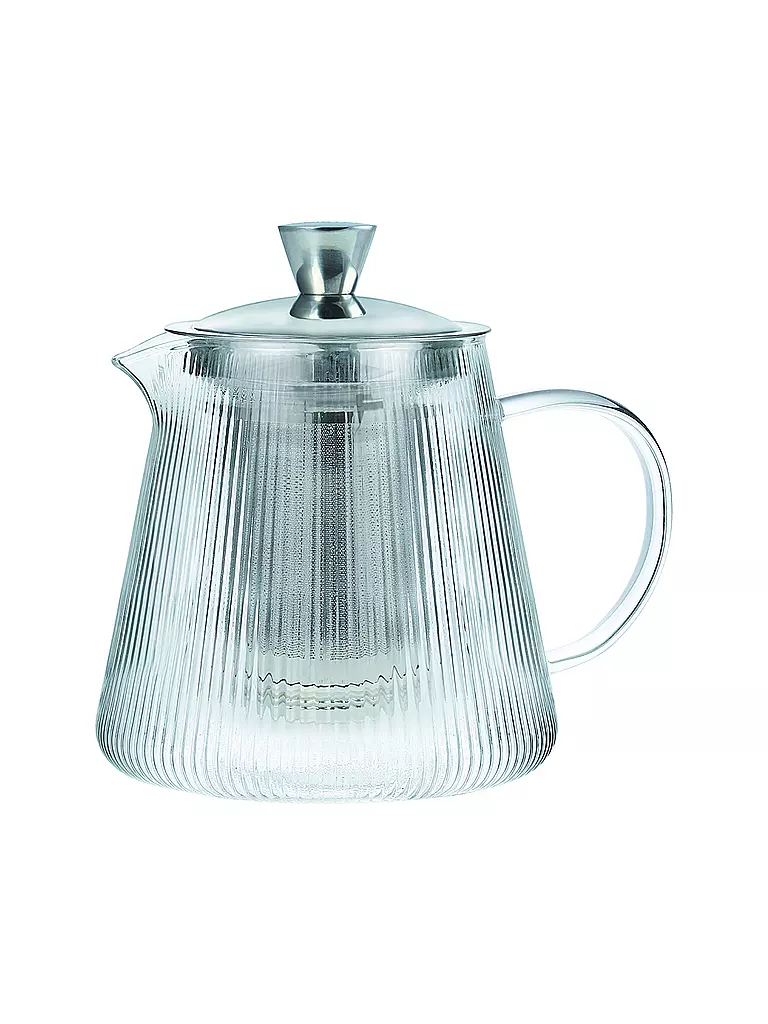 CRISTEL FRANCE | Théière DARJEELING avec filtre dévissable 0,8l Verre / Inox | transparent
