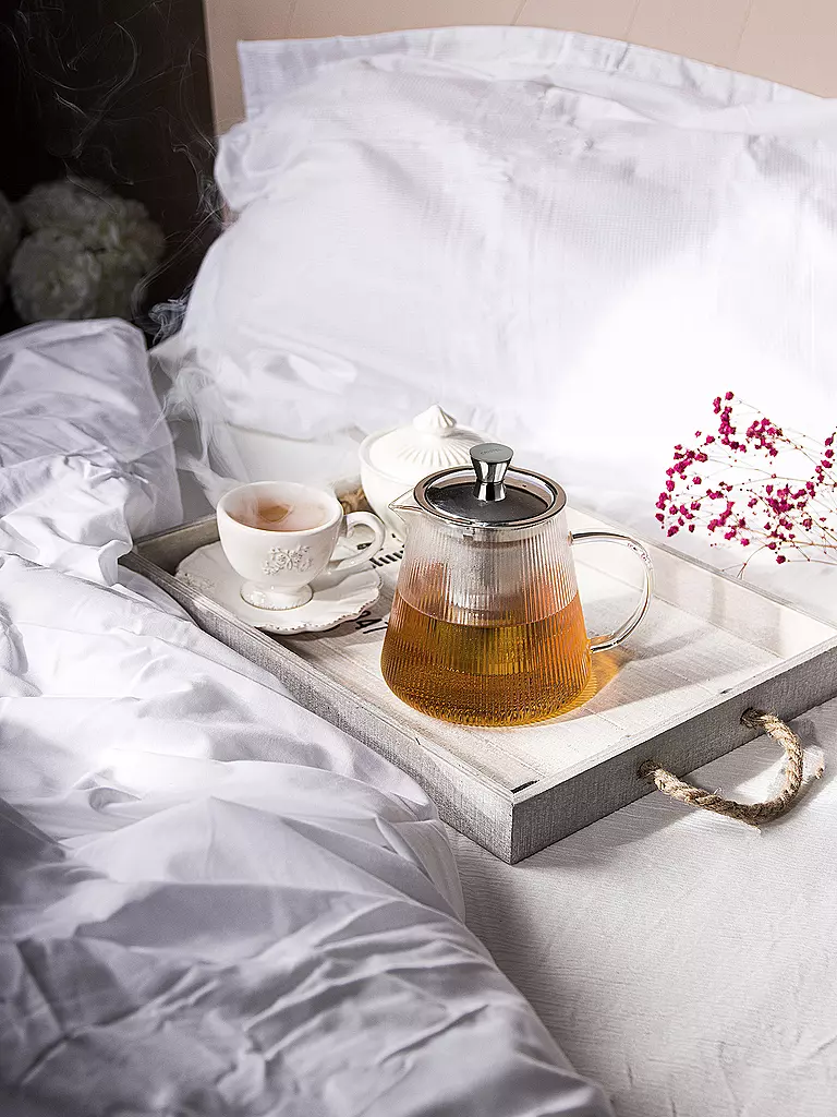 CRISTEL FRANCE | Théière DARJEELING avec filtre dévissable 1,2l Verre / Inox | Transparent