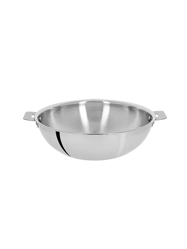 CRISTEL FRANCE | Wok 24cm CASTELINE Inox | silber