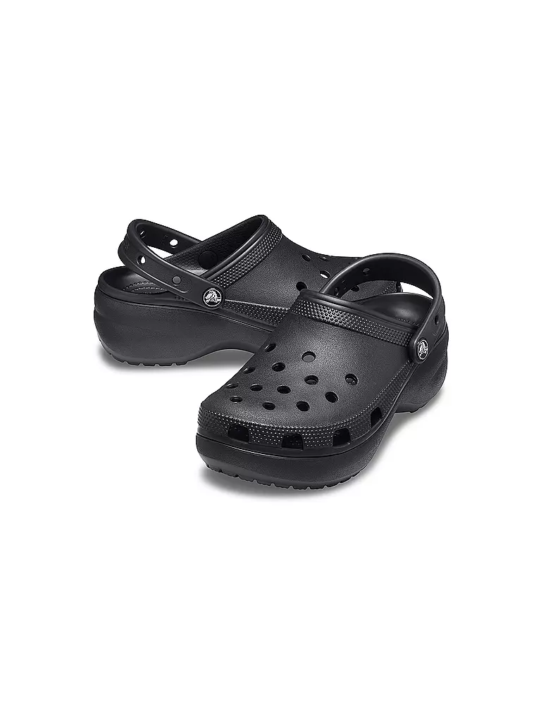CROCS | Pantoletten CLASSIC PLATFORM CLOG | Noir