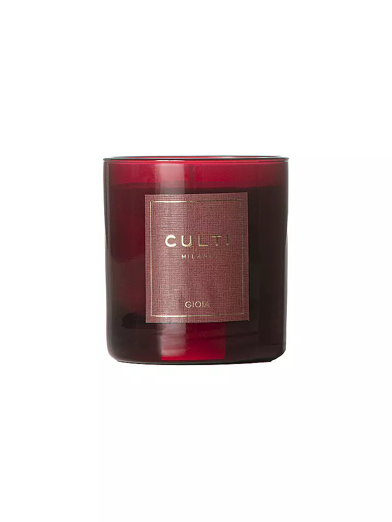 CULTI | Bougie de Noël 270g petite GIOIA Rouge | dunkelrot