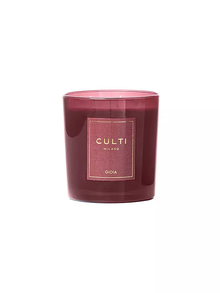 CULTI | Bougie de Noël GIOIA 550g Rouge | dunkelrot