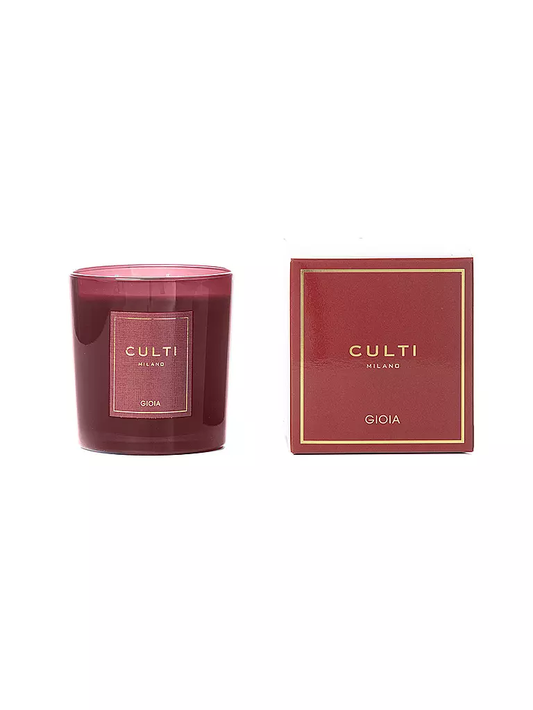 CULTI | Bougie de Noël GIOIA 550g Rouge | 