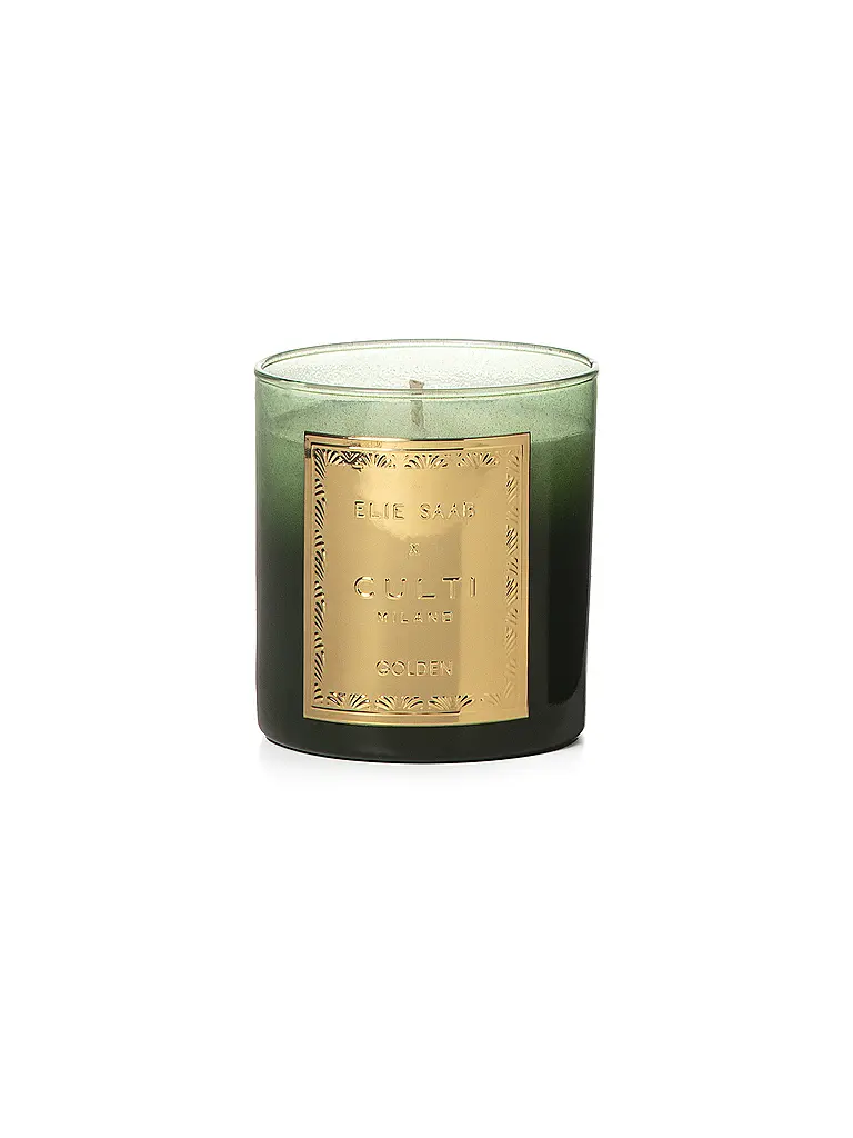 CULTI | Bougie parfumée Elie Saab x Culti Milano 270g Golden | Vert foncé