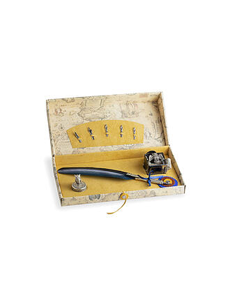 DALLAITI | Set d'écriture avec porte-plume doré