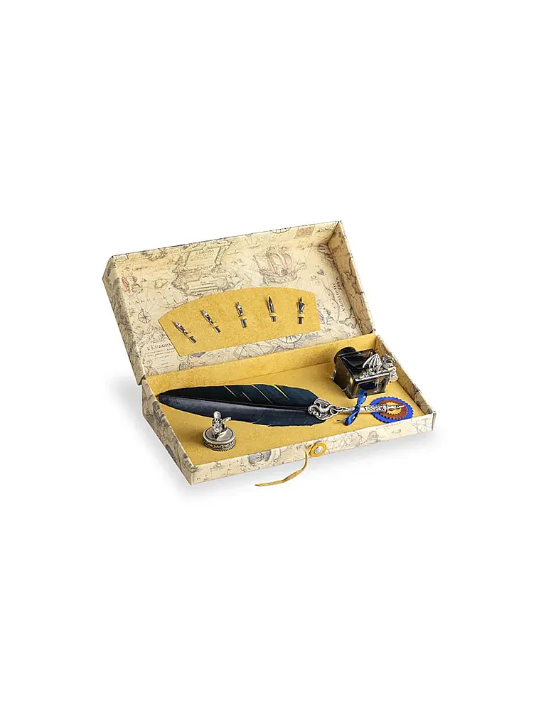 DALLAITI | Schreibset mit Federhalter Gold | Or